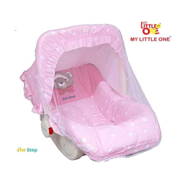 1st Step 5 In 1 Carrycot With Anti-mosquito Mesh - Pink