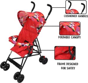 Apple Baby Premium Carriage Stroller Red