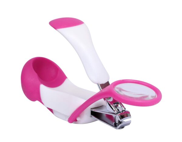 1st Step Easy Grip Baby Nail Clipper With Magnifying Glass-Mint Green