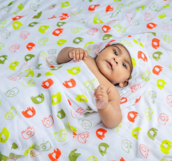 Baby Hooded Wrapper (100% pure cotton)